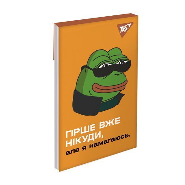 Блокнот YES А7/48 кл Frog 19625 фото