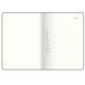 Щоденник датований Velour зі штучної шкіри, А5, 336 сторінок, блакитний 22260 фото 2